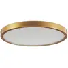 LED-Deckenleuchte Vika, rund, gold matt, Ø 30cm