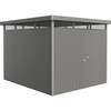 Biohort Highline, Metallschuppen, Einzelbild, Flachdach, Grau, Metall,...
