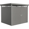 Biohort Highline, Metallschuppen, Einzelbild, Flachdach, Grau, Metall,...