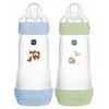 MAM 2 Babyflaschen Easy Start  4 Monate und Mehr Rate 3 (Farbe : Ozean...