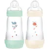 MAM 2 Babyflaschen Easy Start  2 Monate und Mehr Durchfluss 2 (Farbe :...