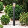 Wegeleuchte Gracey, schwarz, Sensor, 100 cm, IP54, E27