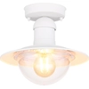 Globo Lighting Außenleuchte Aluminium Druckguss weiß, 1x E27 LED