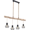 Globo Lighting|Hängeleuchte Metall schwarz, 4x E27