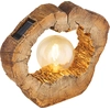 Globo Lighting Solarleuchte Kunststoff braun, LED