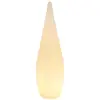 LED Steckleuchte, Tropfen, Design, Kabel 5m, Höhe 80 cm