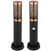 2er Set RGB LED Sockelleuchte, Bewegungsmelder, App Steuerung, H 45 cm