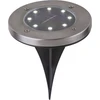 GLOBO 33414 Solarleuchte Edelstahl, 8x LED