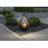 Globo Lighting Solarleuchte Kunststoff bronzefarben, LED