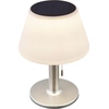 Globo Lighting Solarleuchte Edelstahl, 10x LED
