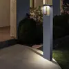 LED Außen Stehleuchte, Alu, dunkelgrau, H 65 cm