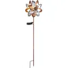 GLOBO 36574 Solarleuchte Metall goldfarben antik, LED