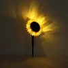 LED-Solarleuchte 33598 Sonnenblume Ø 13 cm, gelb, Kunststoff