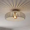 Deckenleuchte Mogano 3, beige, Ø 43 cm, Metall, E27