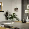EGLO Hängelampe ARISCANI 1, Ø 20 cm, 1-flg., schwarz/kupfer