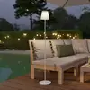 Solar-LED-Terrassenlampe Scordiano-L, weiß, Höhe 120 cm