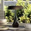EGLO LED-Akku-Tischlampe TURCIO, schwarz Höhe 20 cm IP44 dim