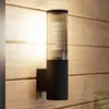 Außenwandleuchte Salle, Höhe 31 cm, schwarz, Aluminium