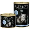 Cat´s Love Nassfutter Für Katzenbabys Kalbfleisch 200g