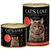 Cat´s Love Nassfutter Mit Rindfleisch Für Ausgewachsene Katzen 200g