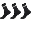 Tennissocken Damen Fila (x3) Schwarz 35/38