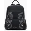 Desigual Rucksack Chester Mini Backpack Schwarz Freizeitrucksack Poker...