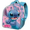 Rucksack Karactermania Disney Stitch 3D Bleu 30x25x10 cm