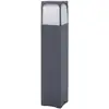 Forlight Wegelampe Veta, Höhe 80 cm, schwarz, Aluminium