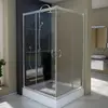 Roca Rechteckige Duschkabine, 90x70 cm Eckdusche Schiebetür 6 mm Siche...