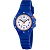 Calypso Kinderuhr Junge und Mädchen Analog aus Kautschuk Blau