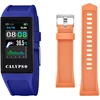 Calypso K8501/2 Smartime Uhr Damenuhr Kautschuk Alarm blau