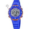 Calypso Digital Crush Kinderuhr Quarz Silikonband blau Datum K5801/3