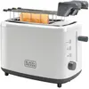 Black & Decker BXTOA820E, 2 Scheibe(n), Weiß, Kunststoff, Niveau, Dreh...