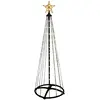 Wellhome Weihnachtsbaum Mit 370 Warmweißen Led-lichtern 210 Cm