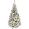 HOMCOM Weihnachtsbaum mit 240 warmweißen LEDs, 200 cm, verschneite Tan...