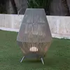 Newgarden Conta LED-Akku-Tischlampe taupe 72cm