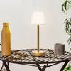 Newgarden Lola Slim LED-Tischlampe Akku, messing