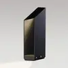 MARSET LED-Sockellampe Domus, Höhe 37 cm, schwarz, Aluminium