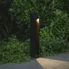 MARSET LED-Sockellampe Domus, Höhe 55 cm, schwarz, Aluminium