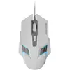 Mars Gaming MM024, rechts, Optisch, USB Typ-A, 4000 DPI, Weiß