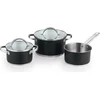 San Ignacio Cookware Set 5 Pieces (2+1) Silber Silber One Size