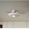 LED-Deckenventilator Kyoto, weiß, DC, leise, CCT, 106 cm