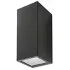 LEDS C4 Cube Außenwandleuchte - 70 W, 2670 lm, IP44, Grau
