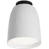 Bover LED-Außen-Deckenlampe Nut, weiß, Alu/Stahl, Ø 10 cm