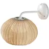 Bover LED-Außenwandlampe Garota, weiß/elfenbeinfarben, 27 cm