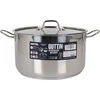 Quttin Edelstahltopf Mit Deckel 30 Cm/0.8 Mm/ Hotel 12l One Size