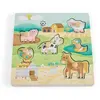 Eurekakids Friends Musikalisches Steckpuzzle Aus Holz-bauernhof