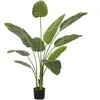 HOMCOM Künstliche Dekorative Pflanze 109 cm Künstliche Bananenpflanze ...