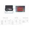 SKY 10W IP65 LED-Strahler mit integriertem Sensor 4000k Schwarz