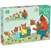 Jumbo GOULA XXL-Puzzle Bärenfamilie.55266 (16 Teile)